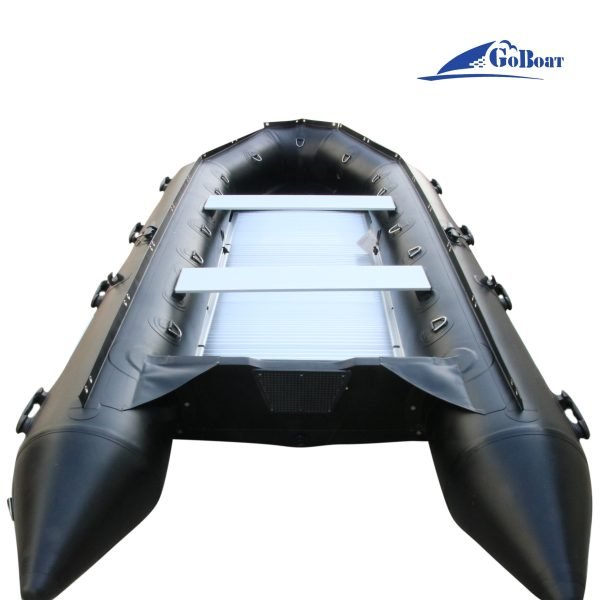 Balsa inflable para pesca GTS410 de 8 personas, balsa Dingy de suelo de aluminio, barco de PVC con Motor fueraborda 30HP, Envío Gratis - Image 6