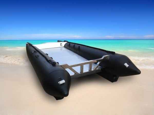 Barco inflable de alta velocidad, bote GTG380 de 12,5 pulgadas, catamán de doble cuerpo, a la venta - Image 2