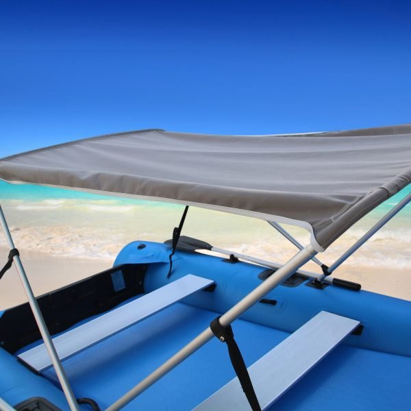 Goethe-Bote inflable MC330 de PVC para deportes al aire libre, Catamaran, caña de pescar, barcos de Camping con cubierta de aire, bancos de aluminio - Image 5