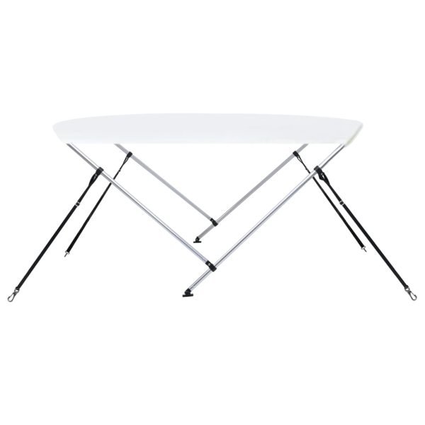 SUNG-LL Toldo Bimini de 2 arcos blanco 150x120x110 cm - Image 4