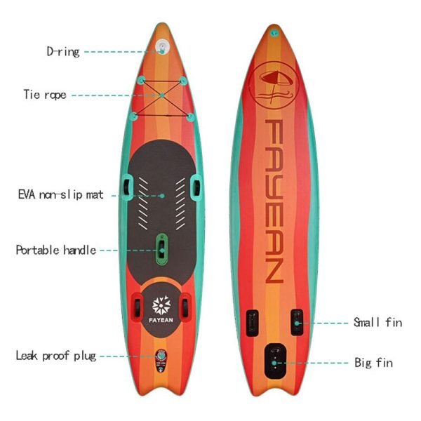 Tabla de Paddle surf inflable, accesorio flotante, Universal, para carreras, Wakeboard - Image 2