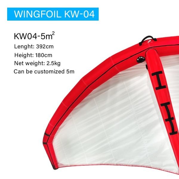 Tabla de surf de aluminio, tabla de surf de ala de viento, Wingsurf inflable, Paddle Kitesurf 4M 5M 6M - Image 6