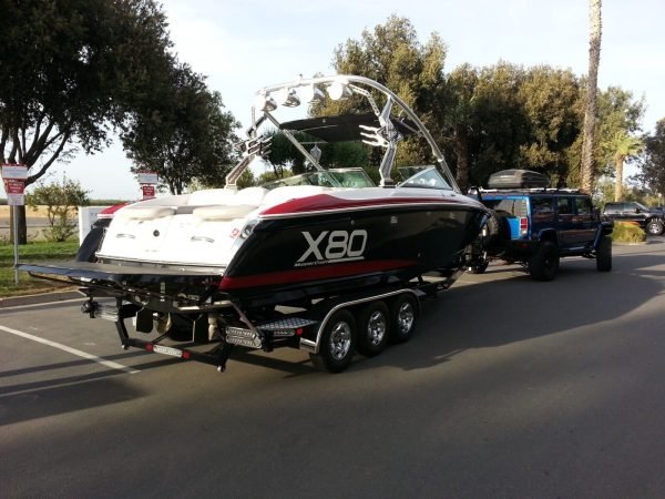 Mastercraft X80 Wakeboard Boat w/ Custom Hummer H2 w/ tons of toys & Waverunner