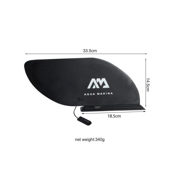 AQUA MARINA-aleta de carrera para SUP, accesorio stablize de 24x18cm, tabla de Paddle, tabla de surf, aleta deslizante para tour de tablero de carreras - Image 5