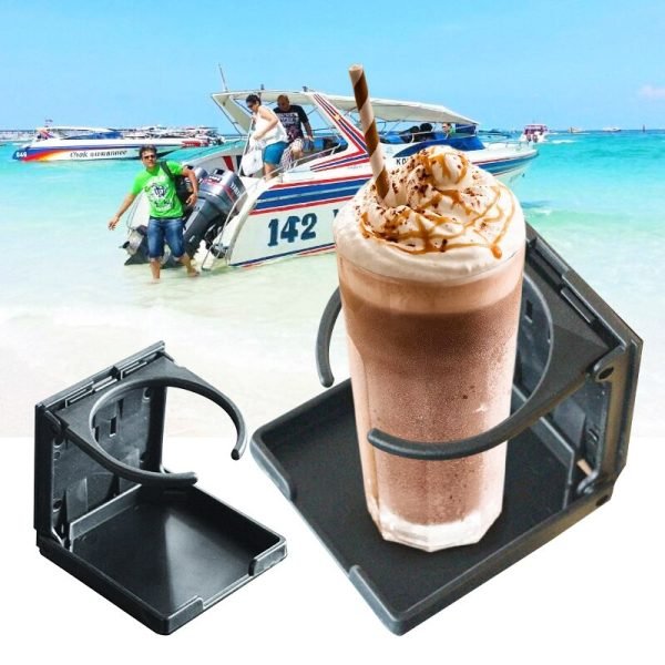 Accesorios universales para vasos de barco marino, soporte plegable para botella de bebidas, bote de café, para coche o yate - Image 2