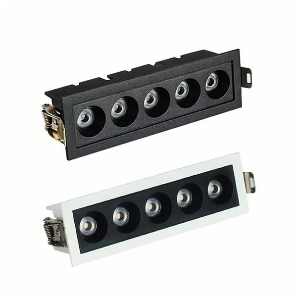 Barra de luz empotrada regulable para el hogar, luz LED de techo CREE de 10W, 20W, 30W, COB, CA 85-265V - Image 2