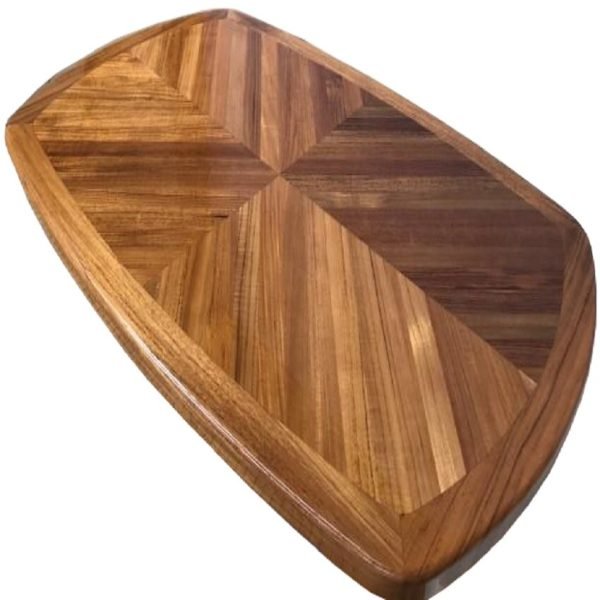 Free Dropshipping Boat High Gloss Varnished Teak Table Top Barrel Shaped 450x600/500x700/610x940mm Marine Yacht RV Caravan - Image 2
