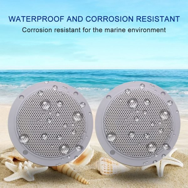 GUZARE-Altavoces impermeables marinos de 4 pulgadas y 120 vatios, altavoces para RV, ATV, UTV, carrito de Golf, motocicleta, música al aire libre, barco, altavoz, 2 piezas