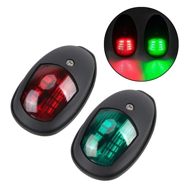 Luz de navegación LED de 2 piezas, lámpara de advertencia de señal de 10V-30V para yate, camión, remolque, furgoneta, puerto de estribo, luz lateral - Image 4