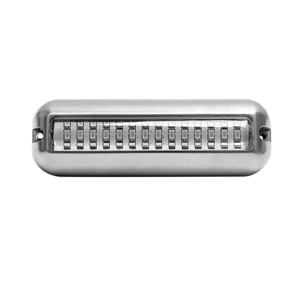 Luz de popa para barco de 50W, 42 LED, acero inoxidable, impermeable, lámpara de popa subacuática, Pontón, Universal, azul/blanco/rojo - Image 4