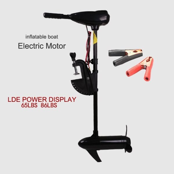 Motor de arrastre eléctrico para barco, propulsor accionado por batería de CC, bote inflable de pesca, balsa de bote, sal marina
