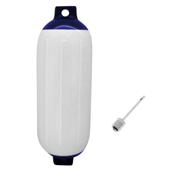 Parachoques inflable ACC de vinilo acanalado para barco, protector de muelle marino con protección UV de PVC, 11x40cm, 3 uds. - Image 2