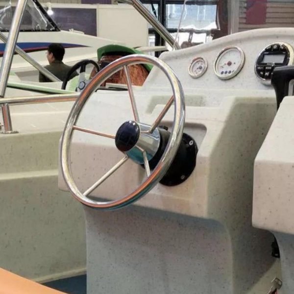 Perfect Match-Volante de acero inoxidable de 5 radios para yate, fácil instalación - Image 4