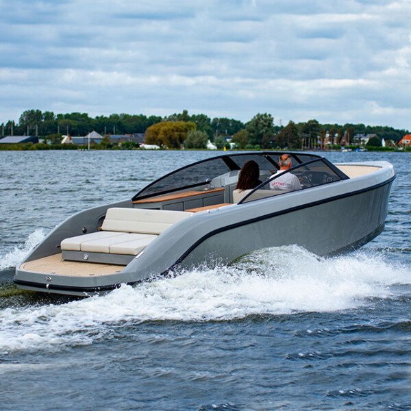 Ecocampor Hot Selling 27ft 12 Person Electric and Fuel Engine Luxury Rand Yacht for Sale - Image 3