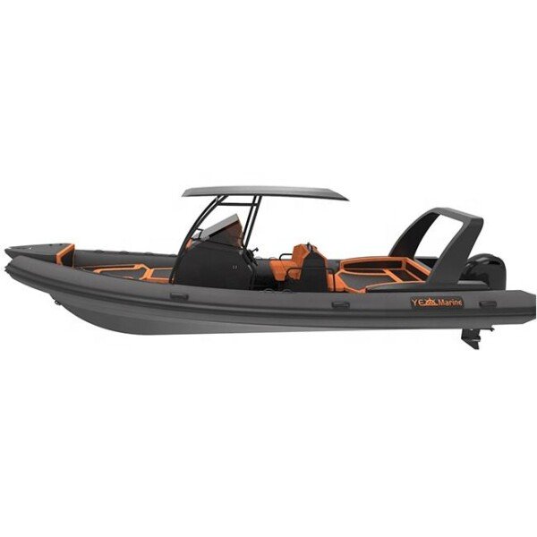 High Performance 28.7ft RIB 860 Aluminum Double Hull RIB Inflatable Hypalon/PVC Boat With T Top - Image 5