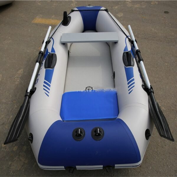 Solar Marine 2 Persons 200 CM PVC Inflatable Kayak Fishing Boat Canoe Dinghy Air Mat Floor With Accessories Water Sport - Image 2