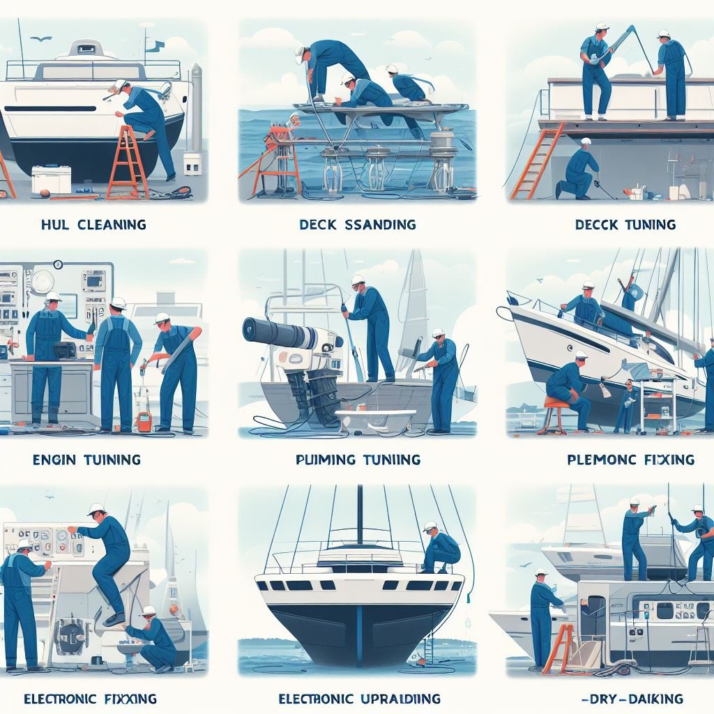 METHODS OF REPAIR OF THE HULL OF A YACHT